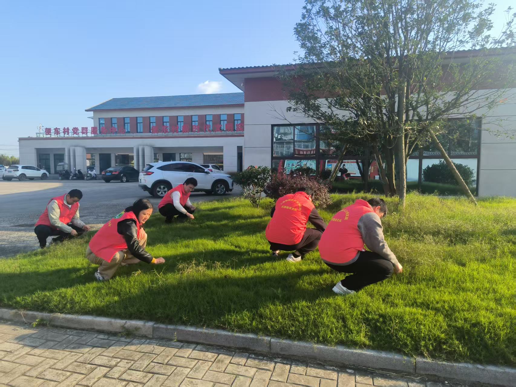 便東村開展“參與環(huán)境整治，共創(chuàng)美麗家園”主題黨日活動