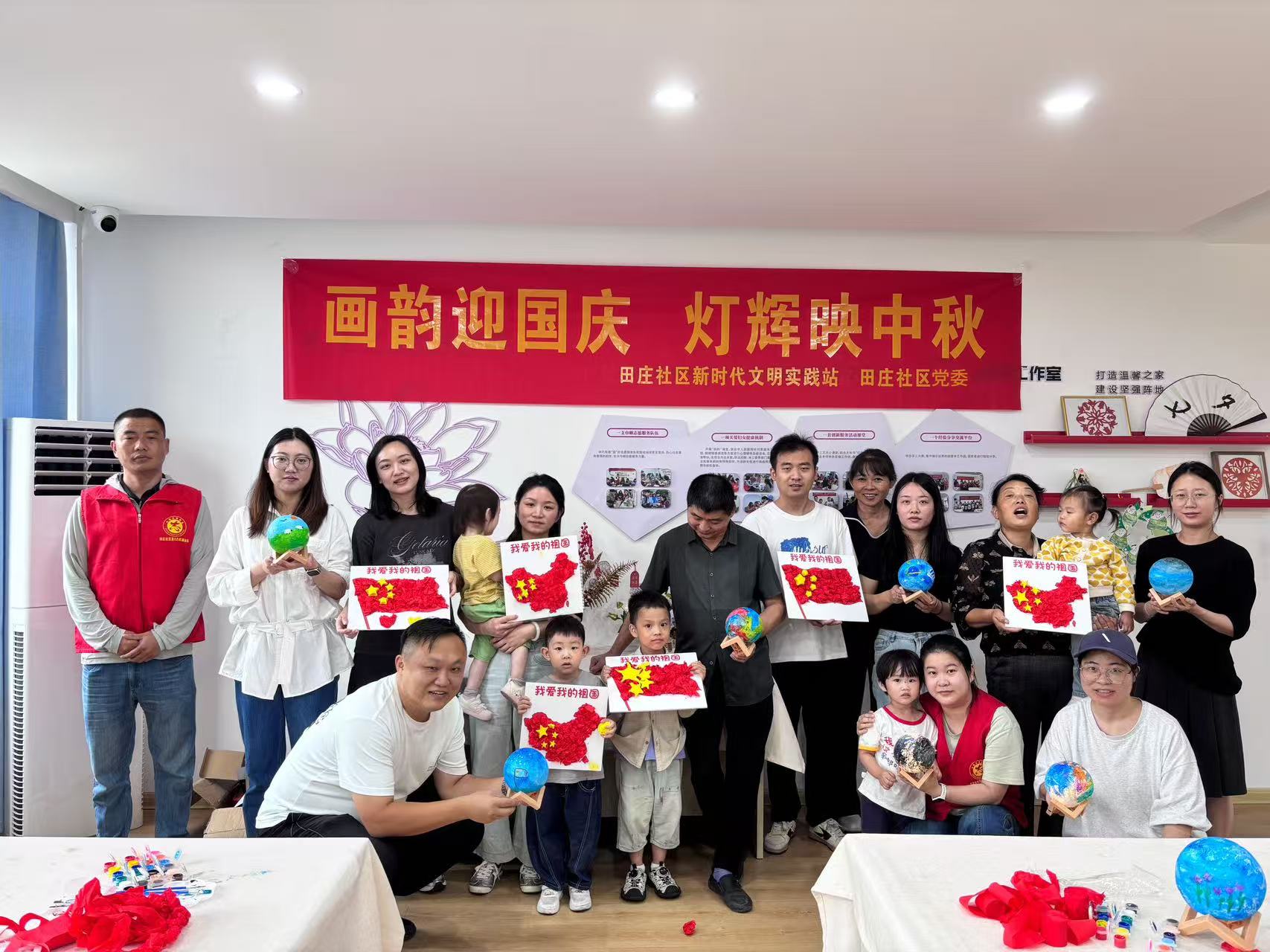 廣陵街道：畫韻迎國慶 燈輝映中秋