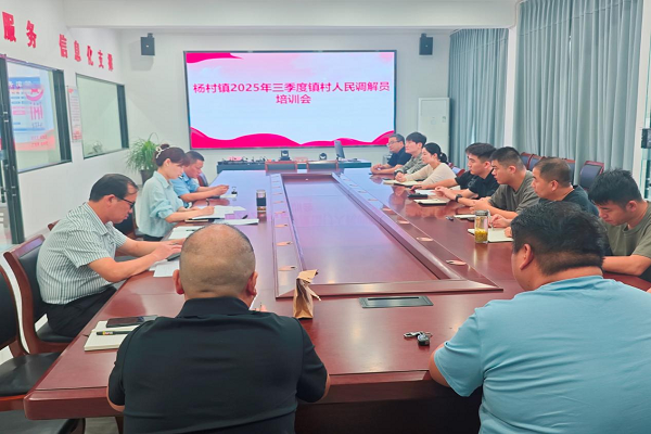 滁州市天長市楊村鎮：淬煉調解硬本領 賦能基層新治理