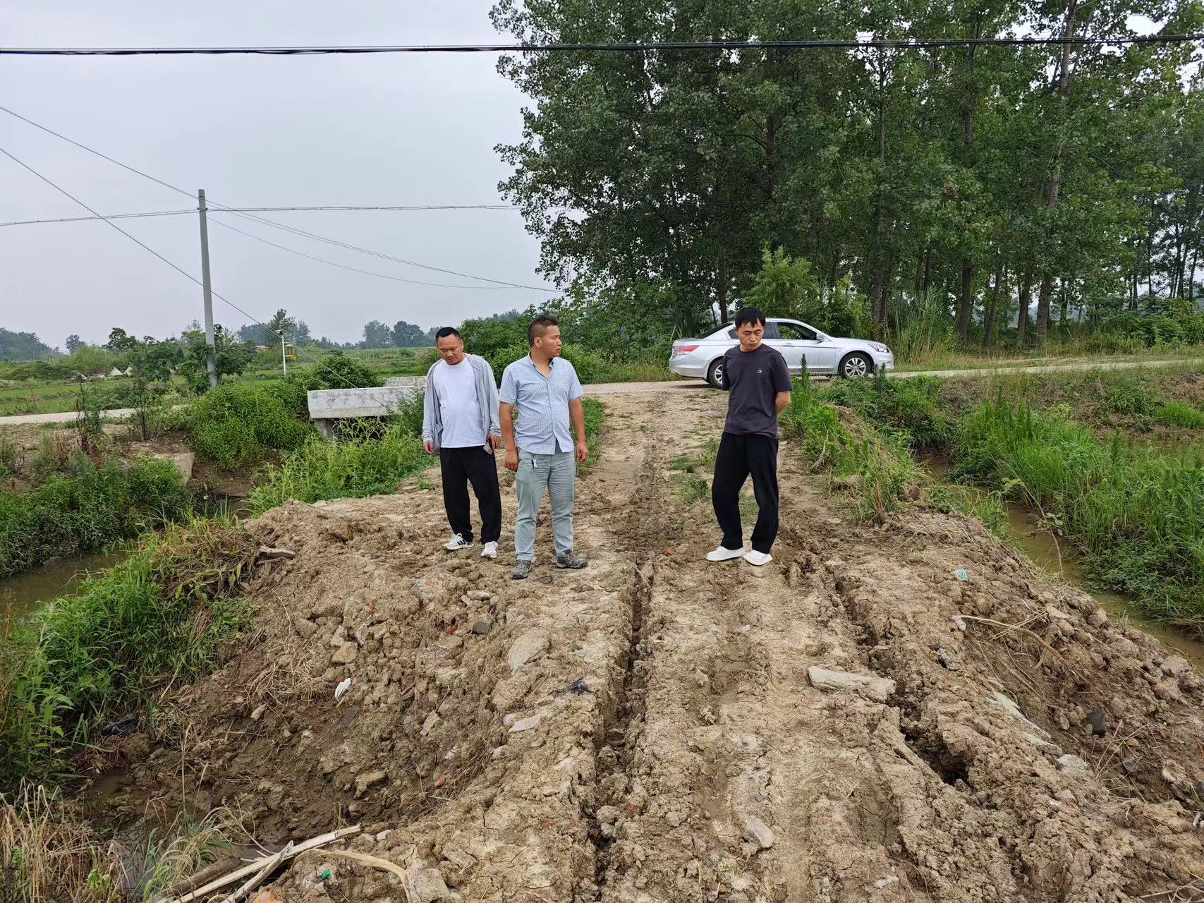 搶修高標準農田路面確保農作物種植